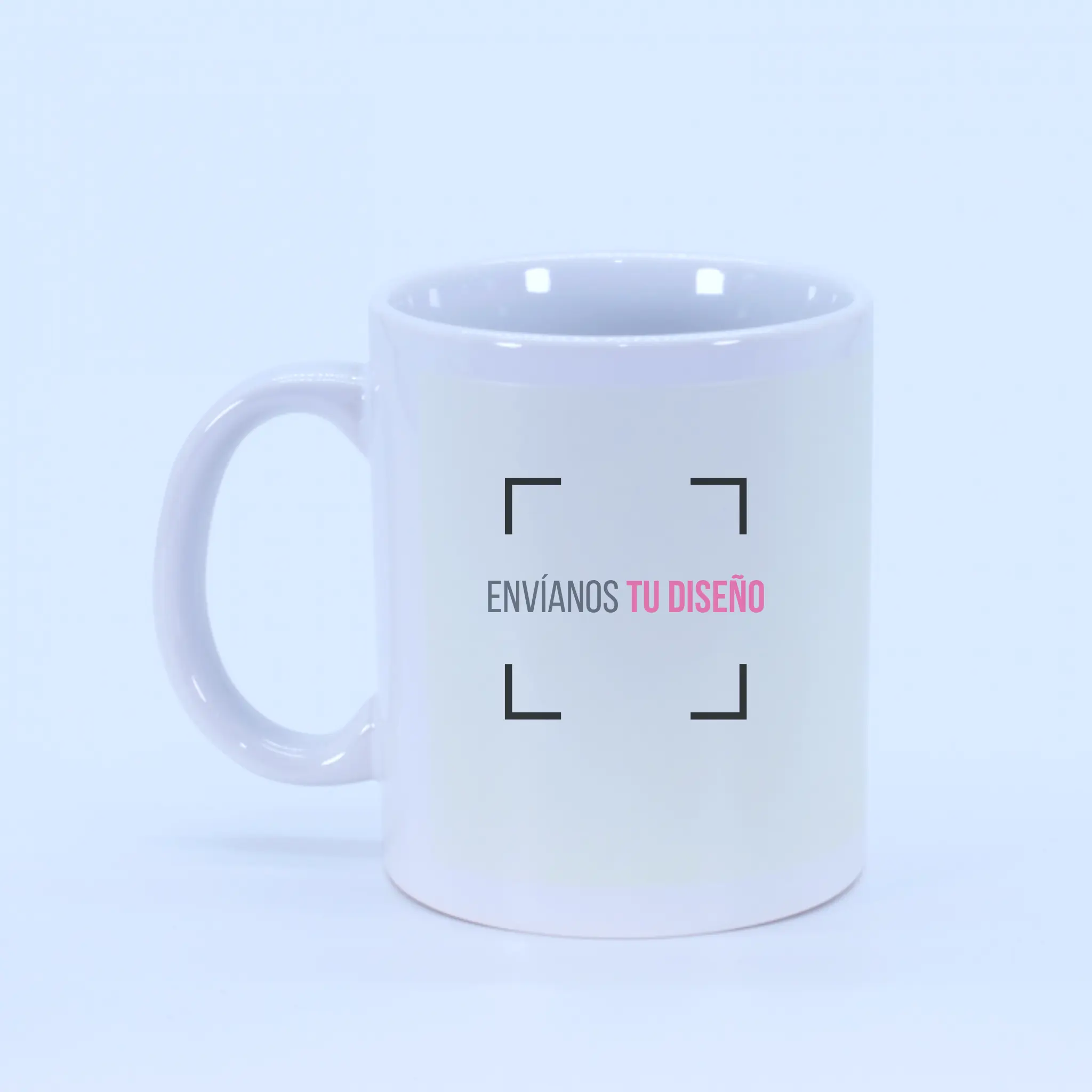 Tazón fosforescente personalizado con la imagen que elijas, brilla en verde en la oscuridad.